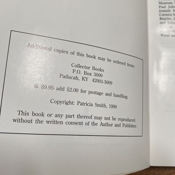 Patricia Smith's Doll Values Antique to Modern Sixth Series 1990 soft cover book - Picture 2 of 5